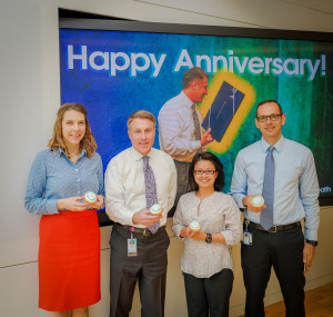 Thanks for five great years! (Don't worry, the cupcakes are small and met Health Picks criteria!).